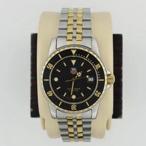 Tag Heuer 925.213 WD1220.BB0611 Mens 1500 Series Professional Watch Black Gold